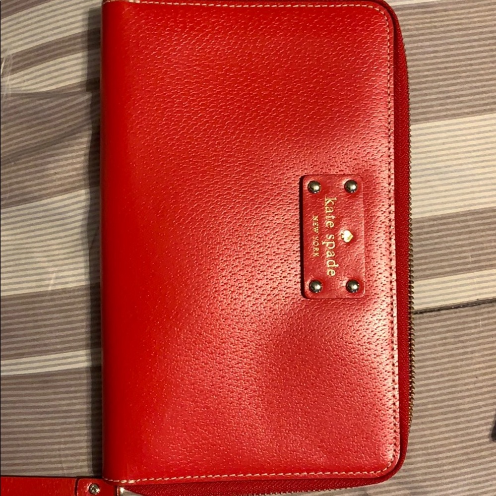 Red Kate Spade wallet